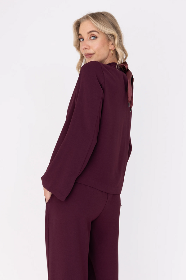 Blouse - Eggplant Solid