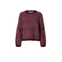 Lava Knit Stripe O-Neck - Fig