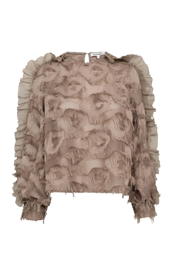 Syra Structure Blouse - Walnut