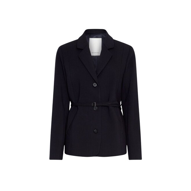 Freylia Straight Blazer - Mari Blue