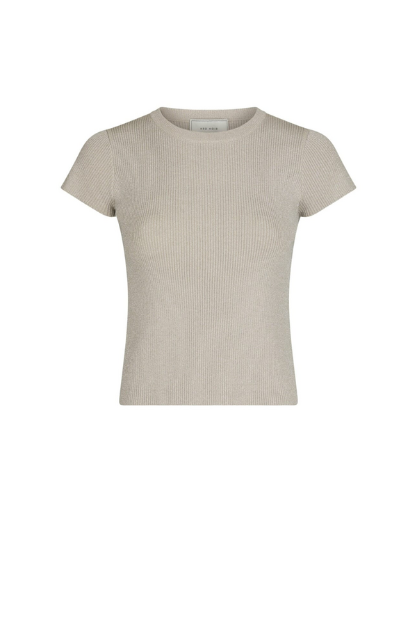 Tirra Glitter Top - Sand