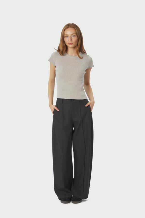 Tirra Glitter Top - Sand