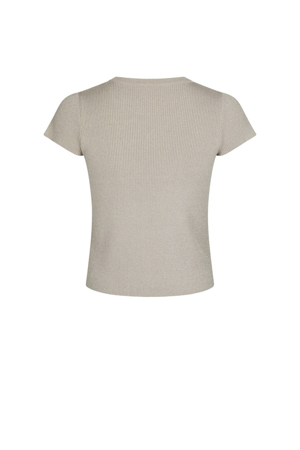 Tirra Glitter Top - Sand