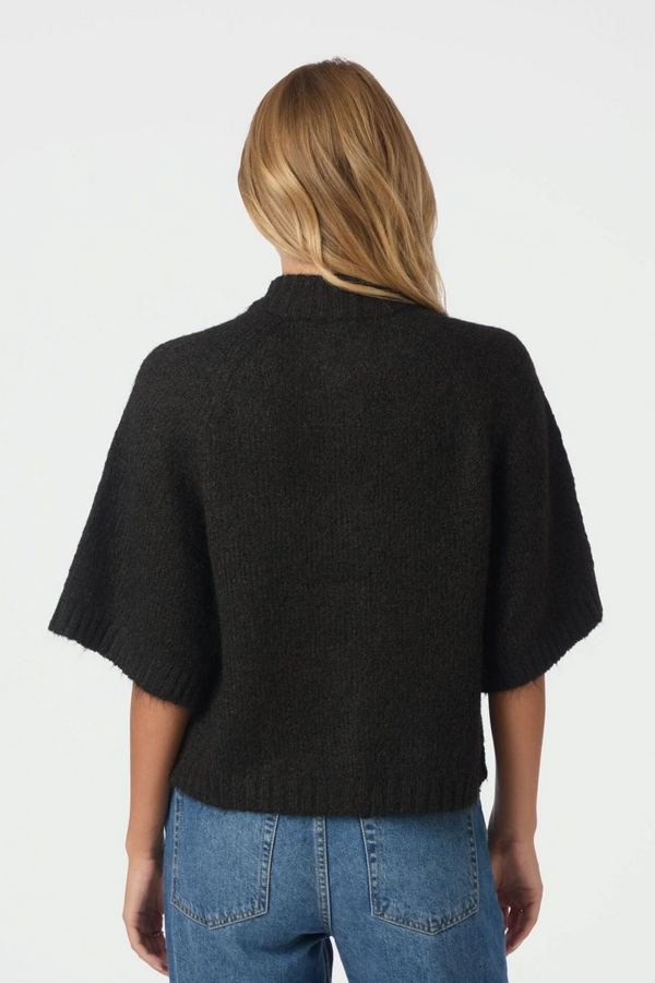 Benuta Fluffy Knit Cardigan - Dark Brown