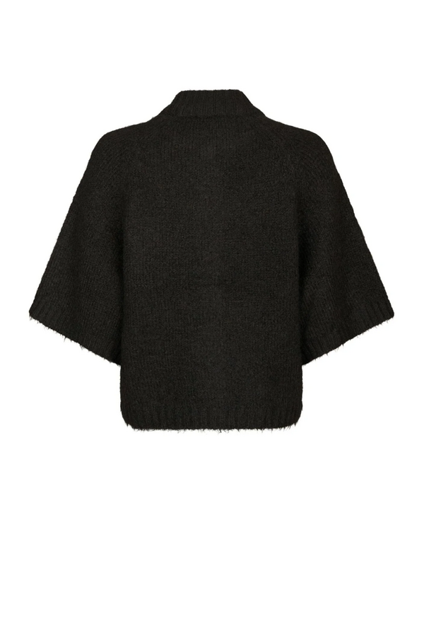Benuta Fluffy Knit Cardigan - Dark Brown