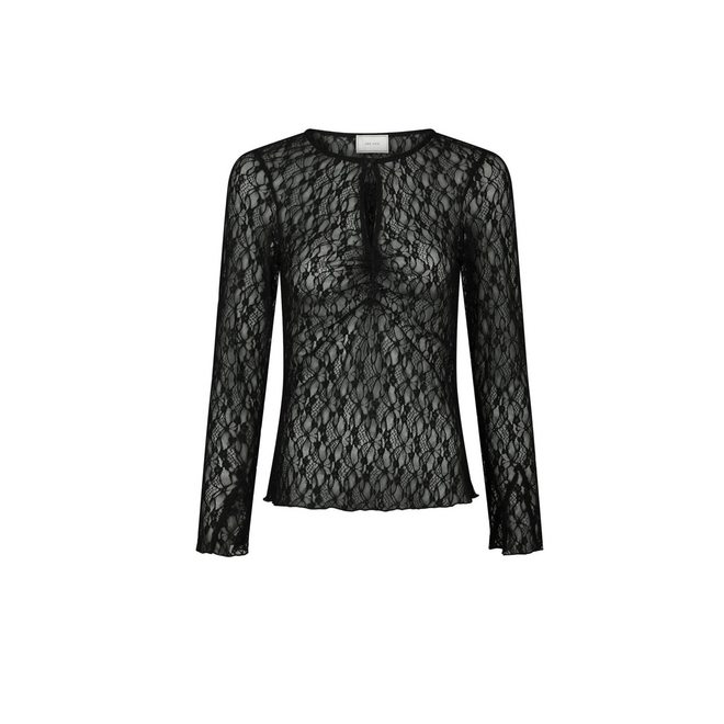 Matria Lace Blouse - Black