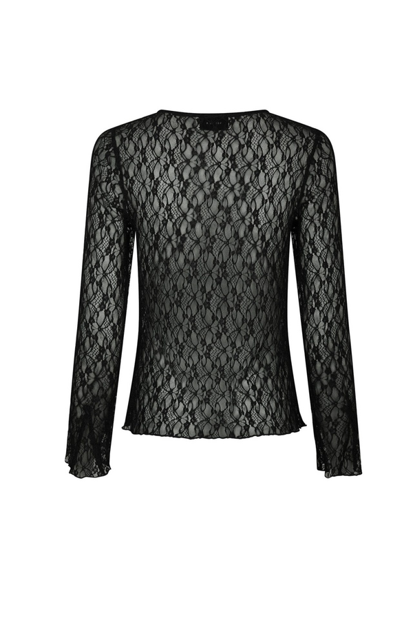 Matria Lace Blouse - Black