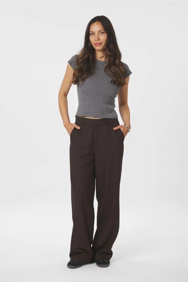 Emmett Structure Pants - Dark Brown