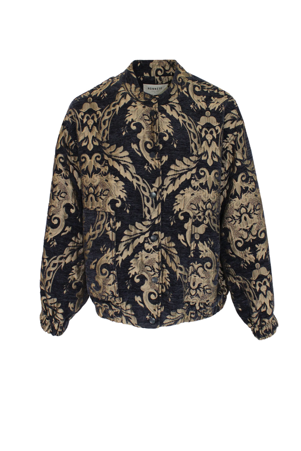 Filou Jacket - Jacquard Navy Gold