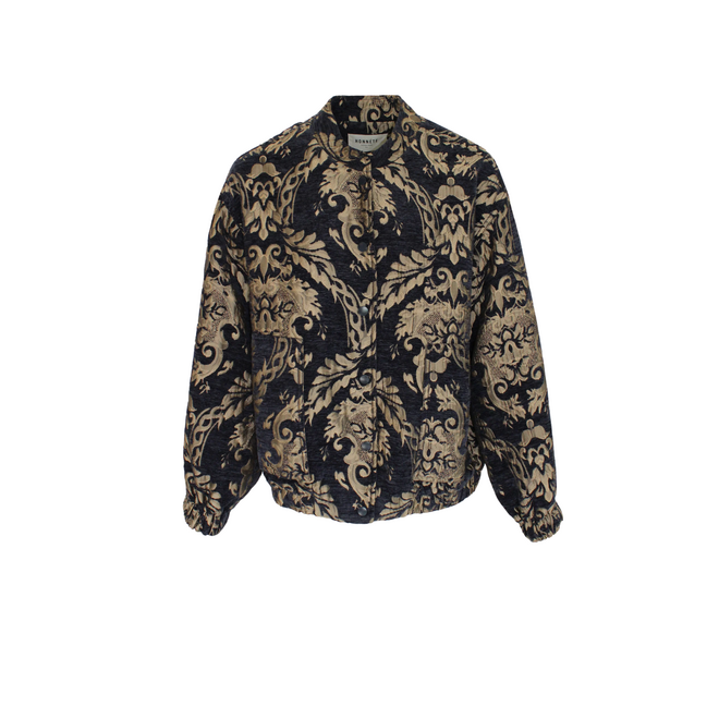 Filou Jacket - Jacquard Navy Gold