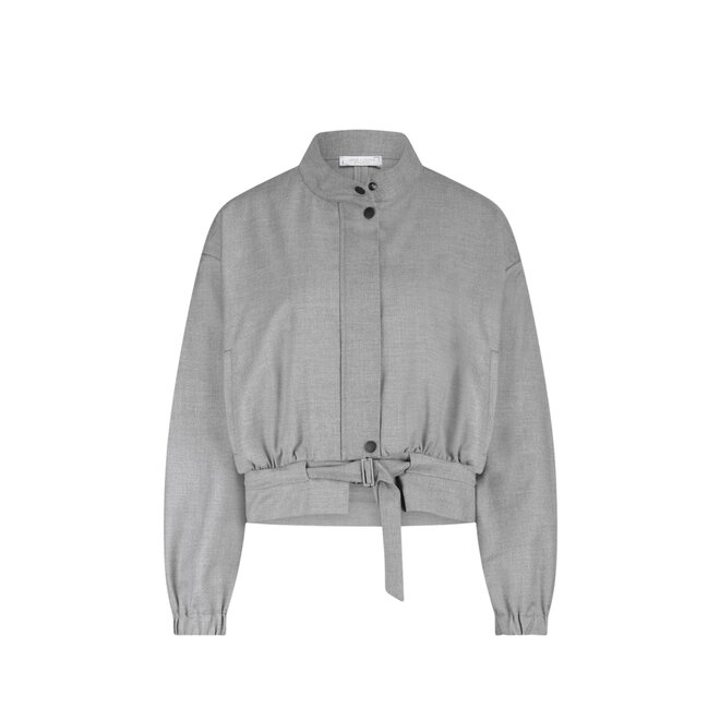 Ian Viscose Jacket - Light Grey