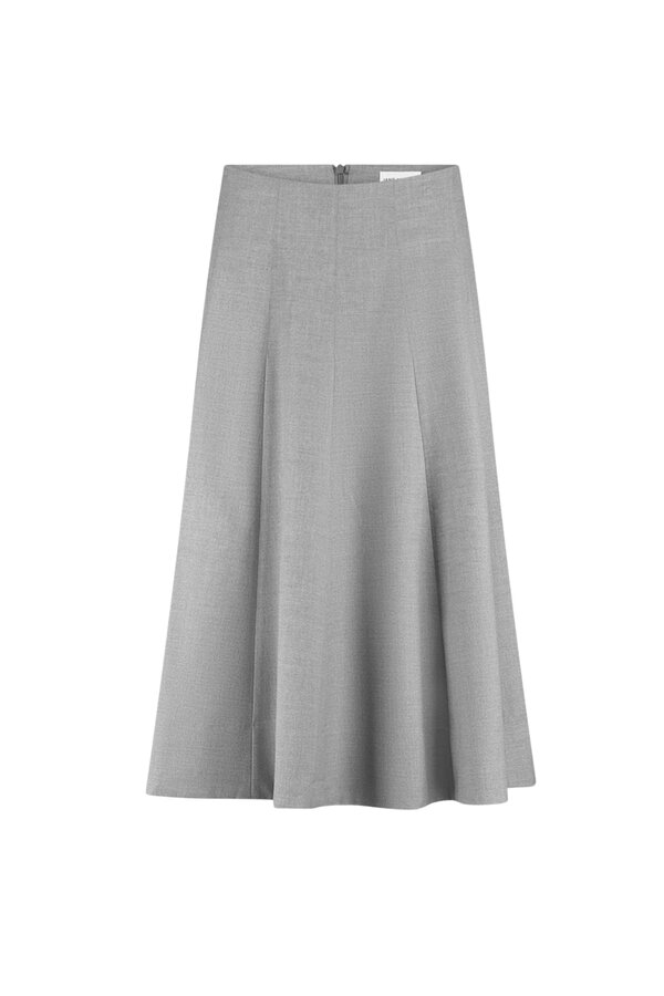 Mishele Viscose Skirt - Light Grey