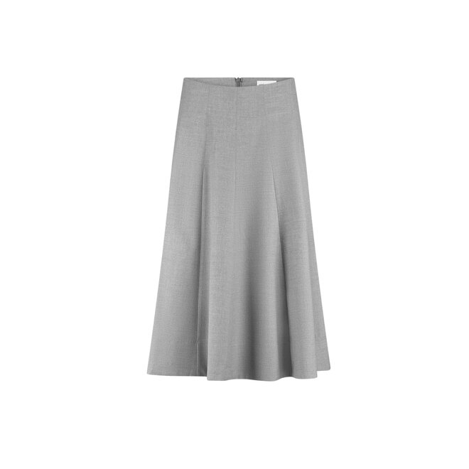 Mishele Viscose Skirt - Light Grey