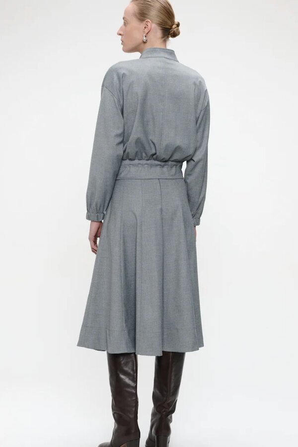 Mishele Viscose Skirt - Light Grey