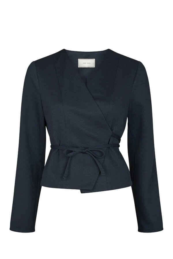 Simmi Eyelet Blouse -  Dark Grey