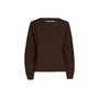 Ahlem Balloon Pullover - Dark Brown Chocolate