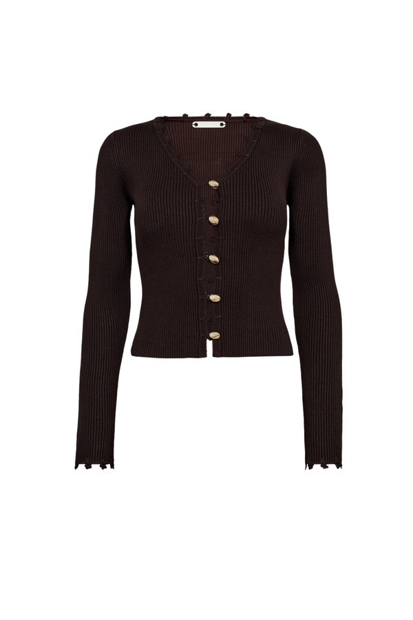 Balin Cardigan - Dark Brown