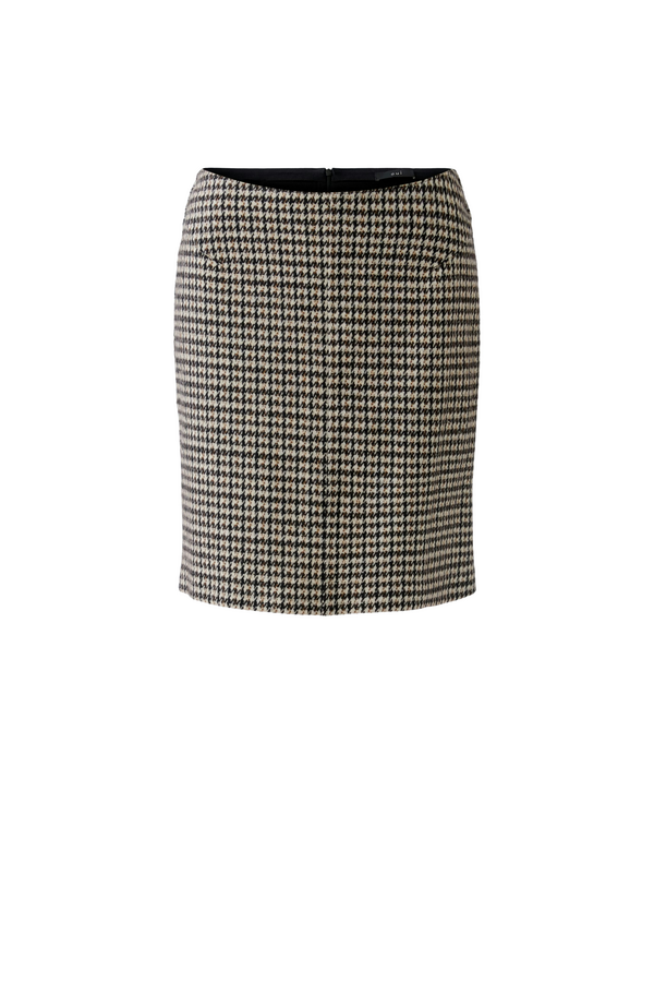 Pied de Poule Skirt - Brown