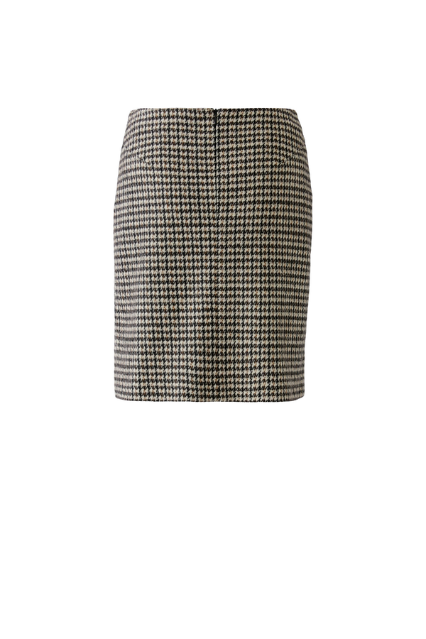 Pied de Poule Skirt - Brown