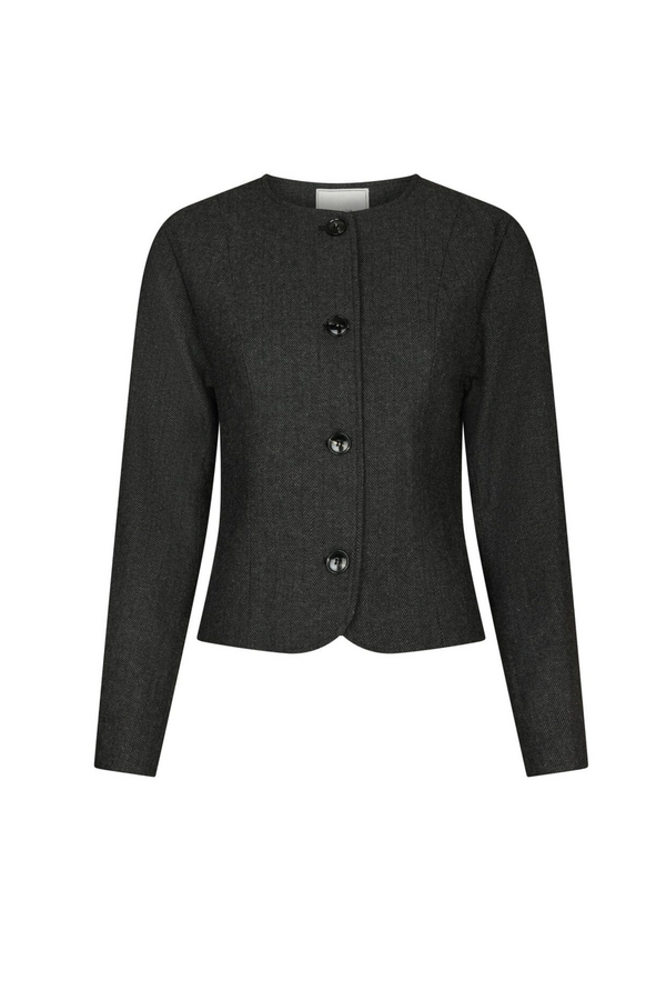 Amanda Herringbone Jacket - Antracit