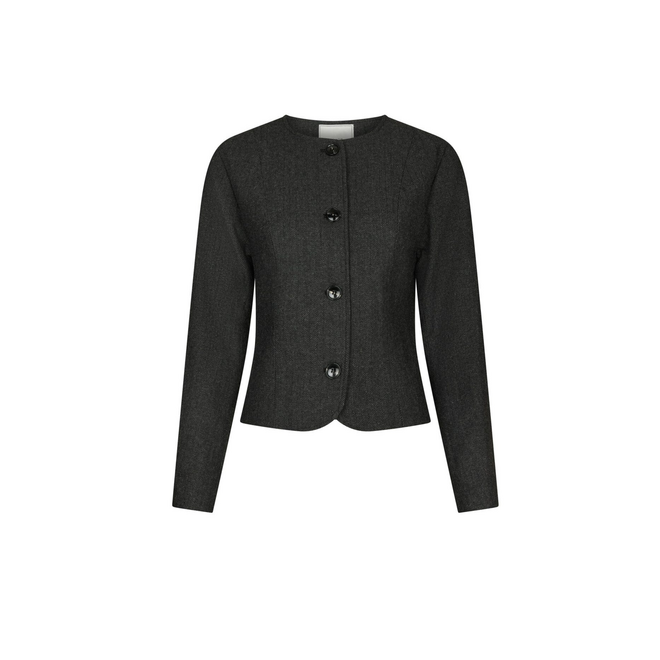 Amanda Herringbone Jacket - Antracit