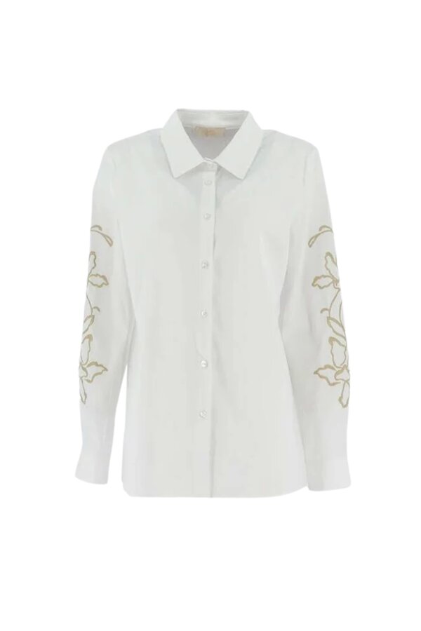 Geborduurde Blouse - Wit