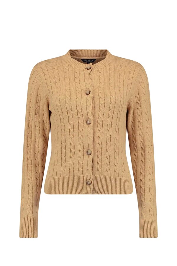 Crew Cardigan - Camel