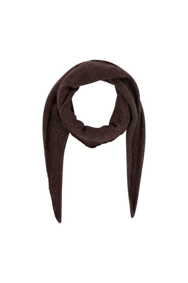 Misty Knit Scarf - Dark Brown