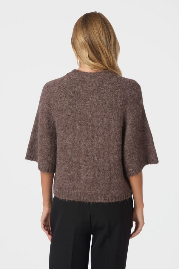 Benuta Fluffy Knit Cardigan - Light Brown