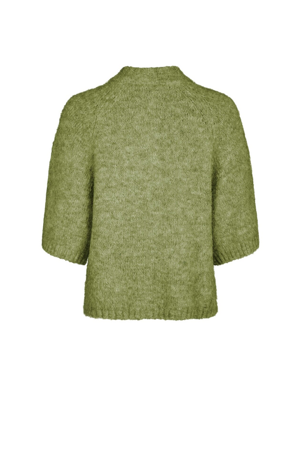 Benuta Fluffy Knit Cardigan - Dusty Green