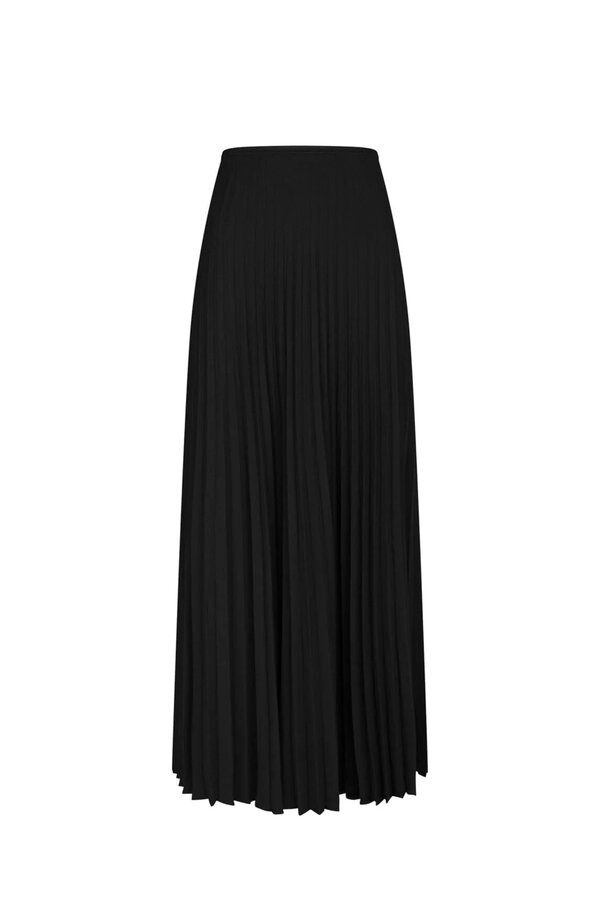 Boni Simple Plisse Skirt - Black