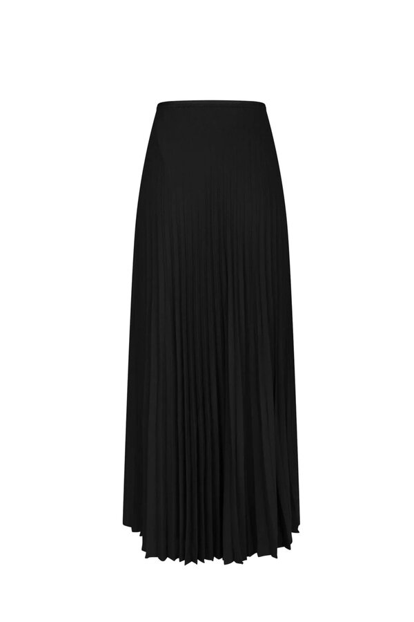 Boni Simple Plisse Skirt - Black