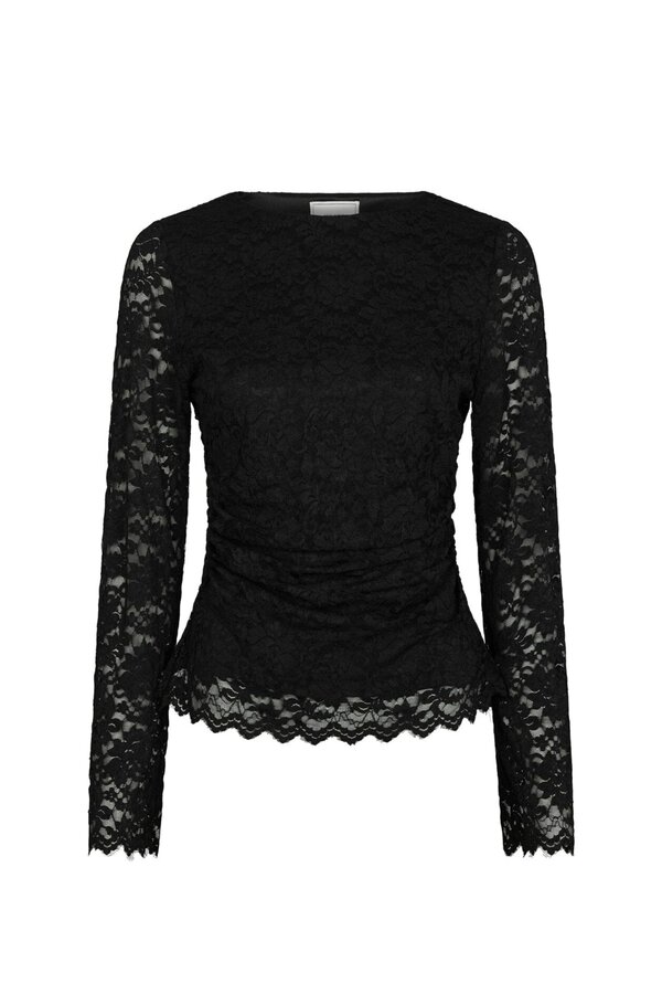Lenida Lace Blouse - Black
