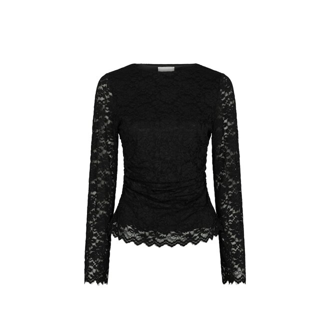 Lenida Lace Blouse - Black