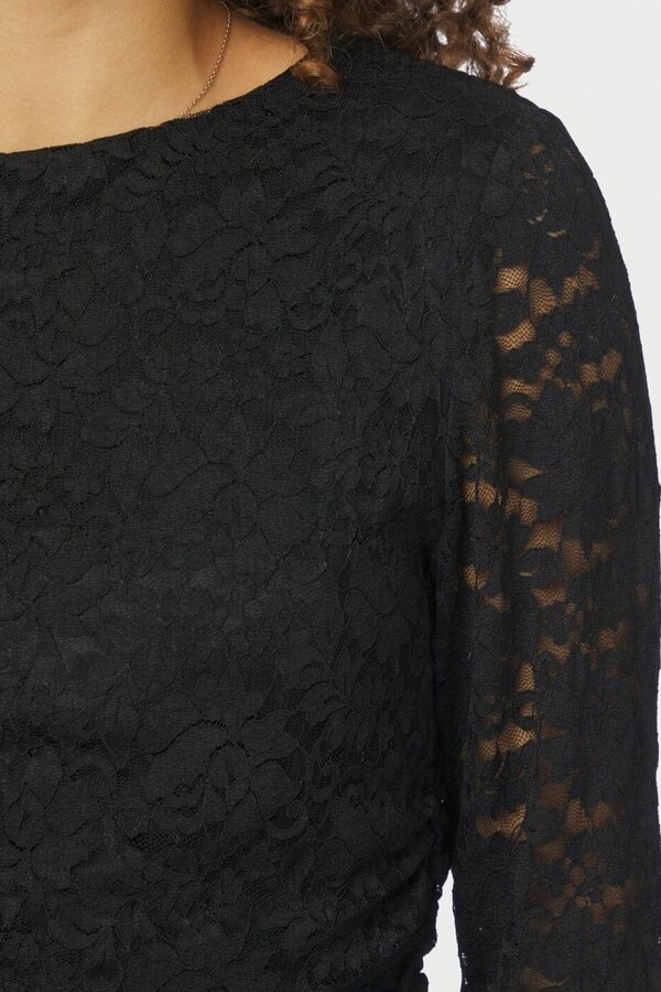Lenida Lace Blouse - Black