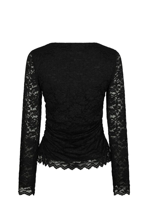 Lenida Lace Blouse - Black