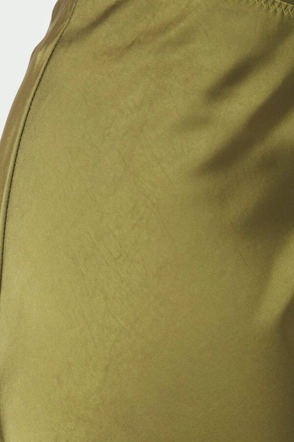 Vicky Heavy Sateen Skirt - Sage Green