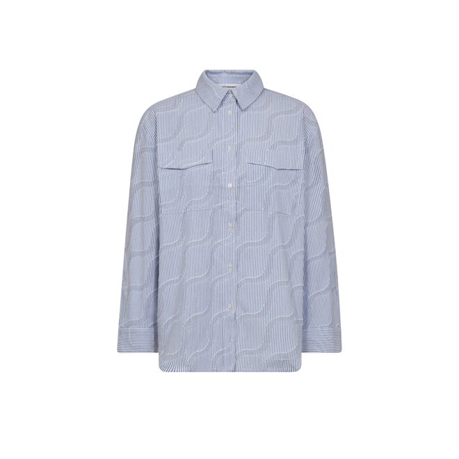 Brady Wave Shirt - Pale Blue