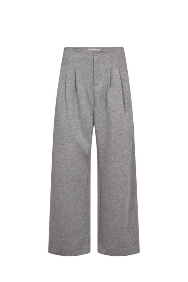 Lance Pleat LL Sweatpant - Grey Melange