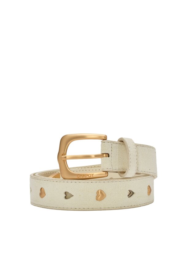 One After Another Belt Suede - Cosy White