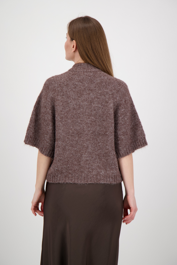 Benuta Fluffy Knit Cardigan - Light Brown