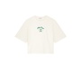 Benja T-shirt - Cosy White/Green