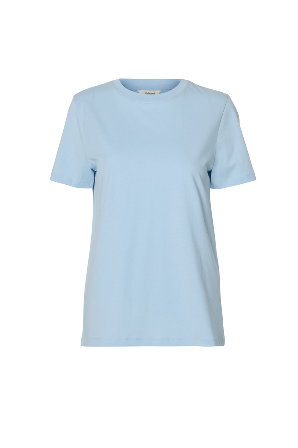 My Essential O Neck Tee - Cashmere Blue