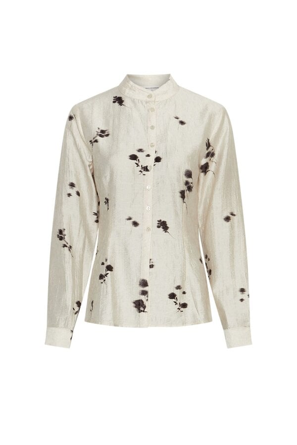 Rianne Shirt AOP - Oatmeal Flower