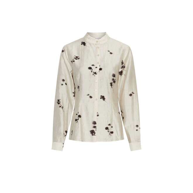 Rianne Shirt AOP - Oatmeal Flower