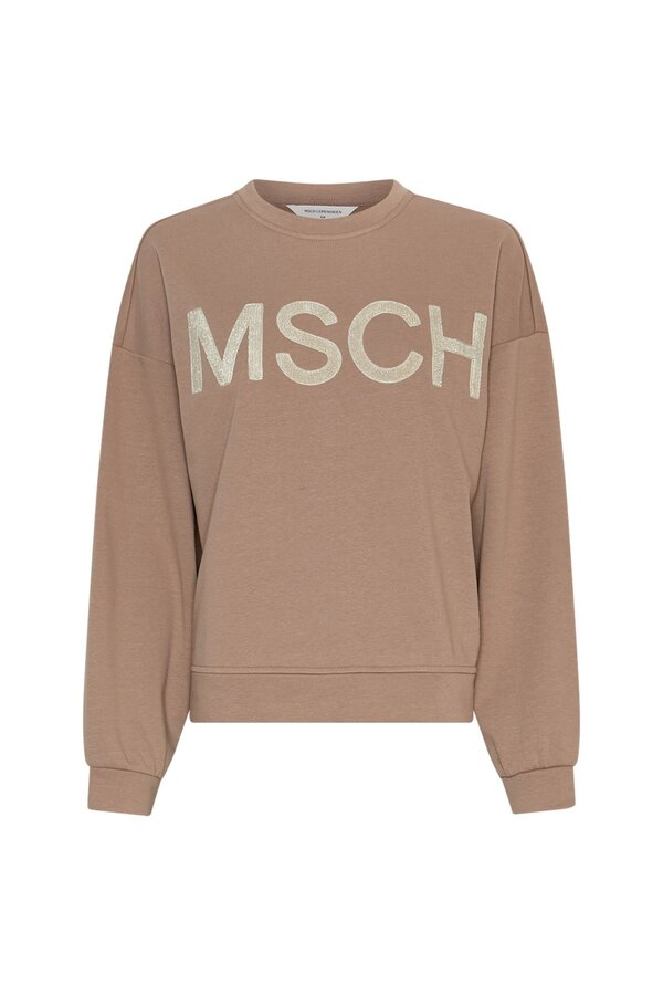 Mela Briena Boucle Sweatshirt - Mountain Oatmeal