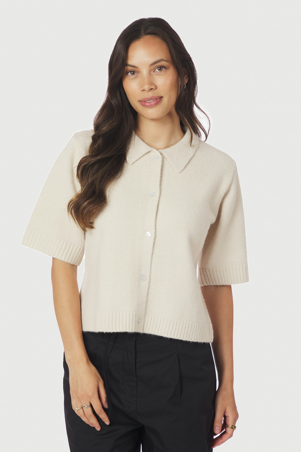Cunna Knit Blouse - Ivory