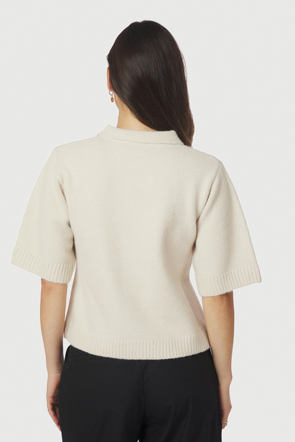 Cunna Knit Blouse - Ivory
