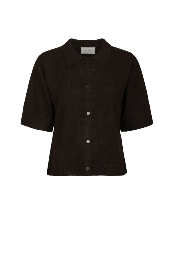 Cunna Knit Blouse - Dark Brown