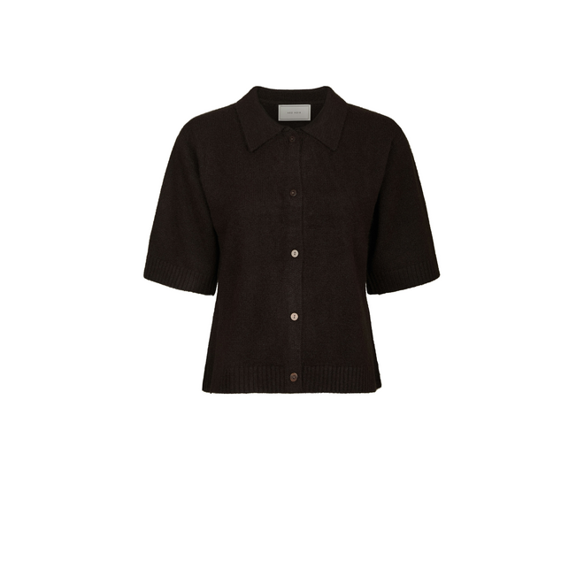 Cunna Knit Blouse - Dark Brown